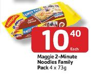 Maggie 2-Minute Noodles Family Pack-4 x 73g Each