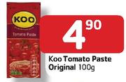 Koo Tomato Paste Original-100g Each