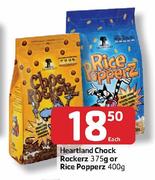 Heartland Chock Rockerz-375g Or Rice Papperz-400g Each