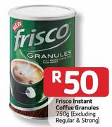 Frisco Instant Coffee Granules-750g (Excluding Regular & Strong)
