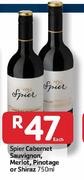 Spier Cabrenet Sauvignon,Merlot,Pinotage Or Shiraz -750ml Each