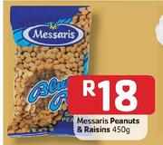 Messaris Peanuts & Raisins -450g  Each