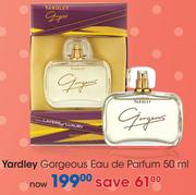 Yardley Gorgeous Eau De Parfum-50Ml