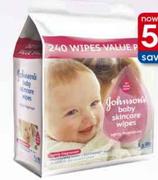 Johnson's Baby Wipes-3x60 Per Pack