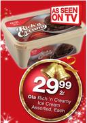 Ola Rich 'n Creamy Ice Cream Assorted-2L