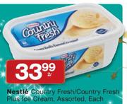Nestle Country Fresh/Country Fresh Plus Ice Cream Assorted-2L
