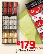 14" Luxury Crackers-6s Per Pack