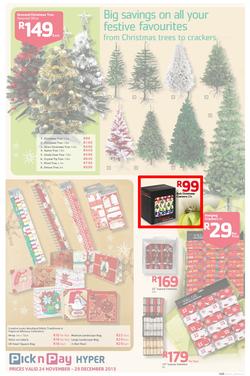 Pick n Pay Hyper: Save Big On All Your Favourites From Toys to Trees  ( 24 Nov - 29 Dec 2013), page 5
