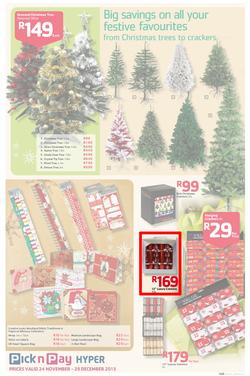 Pick n Pay Hyper: Save Big On All Your Favourites From Toys to Trees  ( 24 Nov - 29 Dec 2013), page 5
