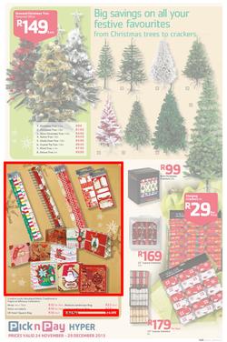 Pick n Pay Hyper: Save Big On All Your Favourites From Toys to Trees  ( 24 Nov - 29 Dec 2013), page 5