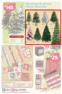 Pick n Pay Hyper: Save Big On All Your Favourites From Toys to Trees  ( 24 Nov - 29 Dec 2013), page 5