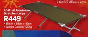 AfriTrail Aluminium Stretcher Large-189cmx64cmx45cm