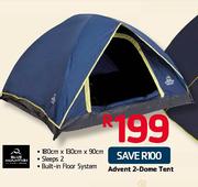 Blue Mountain Advent 2-Dome Tent-180cmx130cmx90cm
