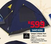 Blue Mountain Camper 3-Dome Tent-245cmx245cmx140cm