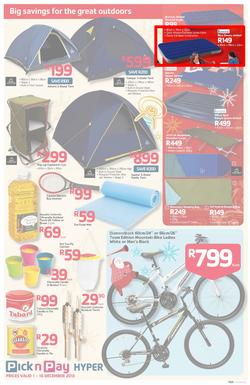 Pick n Pay Hyper: Save Big On All Your Holiday Favourites From Coolers To Camping Chairs  ( 01 Dec - 16 Dec 2013), page 5