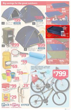 Pick n Pay Hyper: Save Big On All Your Holiday Favourites From Coolers To Camping Chairs  ( 01 Dec - 16 Dec 2013), page 5
