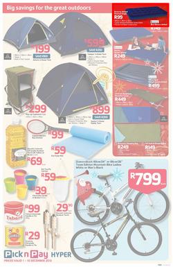 Pick n Pay Hyper: Save Big On All Your Holiday Favourites From Coolers To Camping Chairs  ( 01 Dec - 16 Dec 2013), page 5