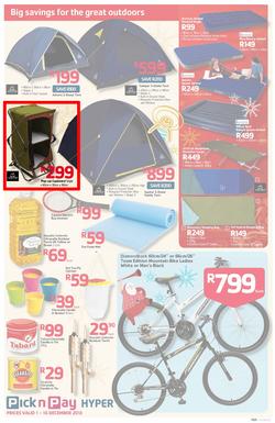 Pick n Pay Hyper: Save Big On All Your Holiday Favourites From Coolers To Camping Chairs  ( 01 Dec - 16 Dec 2013), page 5