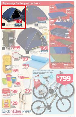 Pick n Pay Hyper: Save Big On All Your Holiday Favourites From Coolers To Camping Chairs  ( 01 Dec - 16 Dec 2013), page 5