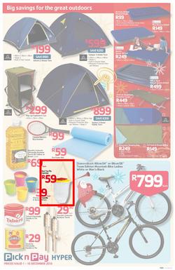 Pick n Pay Hyper: Save Big On All Your Holiday Favourites From Coolers To Camping Chairs  ( 01 Dec - 16 Dec 2013), page 5