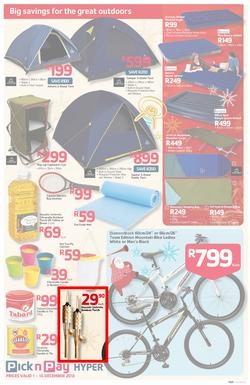 Pick n Pay Hyper: Save Big On All Your Holiday Favourites From Coolers To Camping Chairs  ( 01 Dec - 16 Dec 2013), page 5
