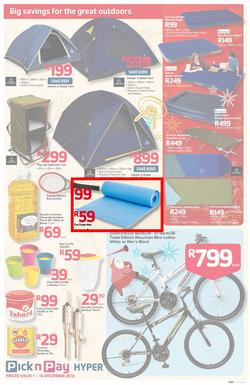 Pick n Pay Hyper: Save Big On All Your Holiday Favourites From Coolers To Camping Chairs  ( 01 Dec - 16 Dec 2013), page 5