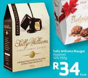 Sally Williams Nougat Assorted-125/150g Each
