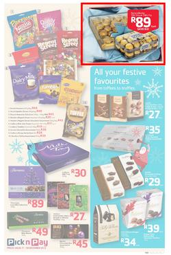 Pick n Pay : Save Big On All Your Festive Favourites From Choccies To Champers ( 17 Dec - 29 Dec 2013), page 5