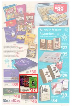Pick n Pay : Save Big On All Your Festive Favourites From Choccies To Champers ( 17 Dec - 29 Dec 2013), page 5