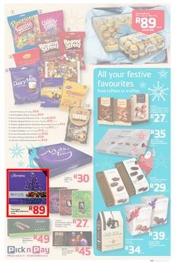 Pick n Pay : Save Big On All Your Festive Favourites From Choccies To Champers ( 17 Dec - 29 Dec 2013), page 5