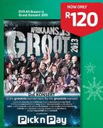 Afrikaans Is Groot Konsert 2013 DVD 
