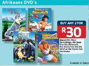 Afrikaans DVD's-2's