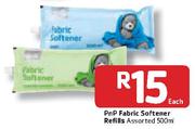 PnP Fabric Softener Refills Assorted- 500ml Each