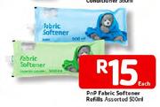  PnP Fabric Softener Refills Assorted-500ml Each