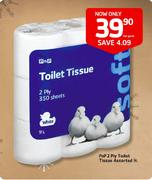 PnP 2-Ply Toilet Tissue Assorted - 9's