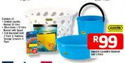 Square Laundry Basket Set-5 Piece