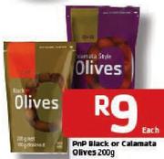 PnP Black Or Calamata Olives-200G Each