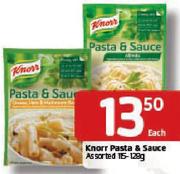 Knorr Pasta & Sauce-115/128G Each