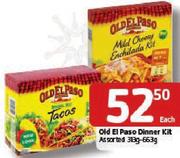 Old Ei Paso Dinner Kit-313/663G Each