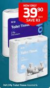 PnP 2 Ply Toilet Tissue Assorted-9's Pack