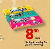 Sunlight Laundry Bar Assorted -400/500g Each