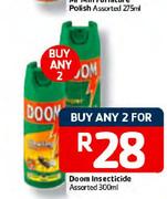 Doom Insecticide Assorted- 2x300ml Each