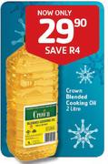 Crown Blended Cooking Oil - 2Ltr