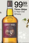 Three Ships 5-Year-Old Whisky-750ml