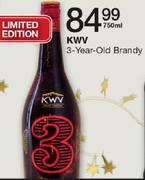 KWV 3-Year-Old Brandy-750ml