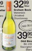 Graham Beck Waterside Unoaked Chardonnay-750ml