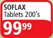 Soflax Tablets-200's