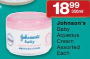 Johnson's Baby Aqueous Cream-350ml