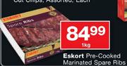 Eskort Pre Cooked Marinated Spare Ribs-1kg