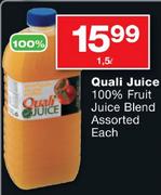Quali Juice 100% Fruit Juice Blend Assorted-1.5Ltr